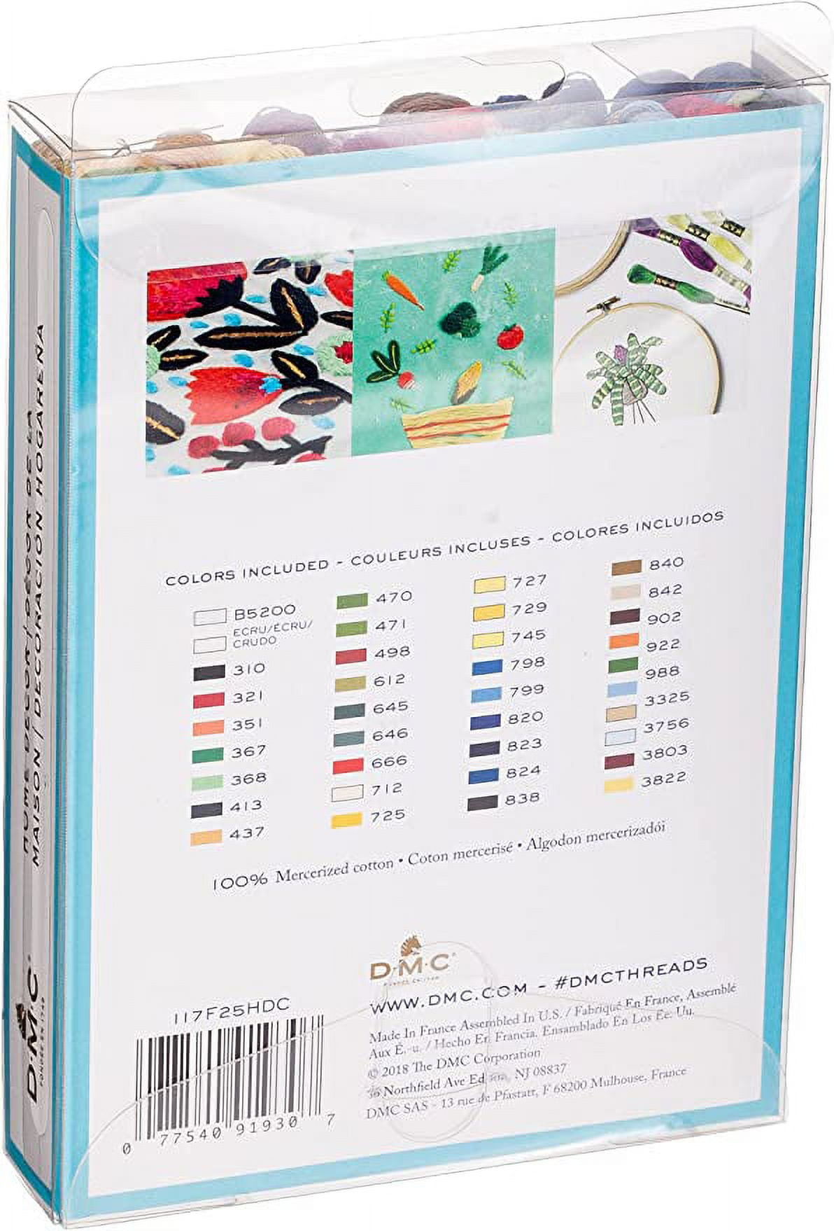 DMC Embroidery Floss Pack, Home Decor, 36 skiens