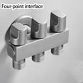 thumbnail image 3 of Three-Way Water Outlet Angle Valve Multi-Function Three-Way Valve 1/2 Inch Grey, 3 of 9