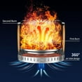 thumbnail image 6 of 15 inch Stainless Steel Smokeless Fire Pit, Outdoor Smokeless Firepit, Wood Burning Fire Pits for Camping, Bonfire, Low Smoke Firepit for Outside (Oblique Hole), 6 of 10