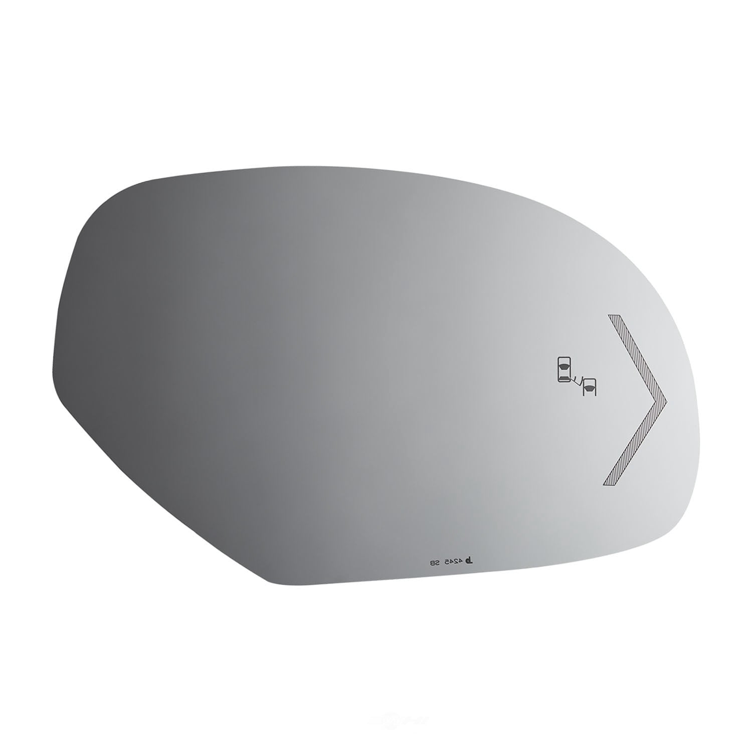 Burco Side View Mirror Replacement Glass - Clear Glass - 4245SB