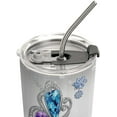 thumbnail image 3 of 20oz Butterfly Gifts for Women, Valentines Day Gifts for Her, Coffee Thermos, Coffee Gifts For Women, Inspirational Jewelry Cute Butterfly Tumbler Cup, Insulated Travel Coffee Mug with Lid, 3 of 6