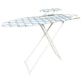 thumbnail image 6 of Anvazise Ironing Board 36-Inch Desktop Ironing Board with Iron Rest Height Adjustable Removable Heat-Resistant Cover Foldable Anti-slip Clothes Sleeves Mini Ironing Board (Light Grey), 6 of 13
