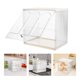 thumbnail image 2 of Panera de doble capa para encimeras de cocina, organizadores de despensa, recipiente transparente de 25 cm para guardar pan, recipiente hermético para pan casero, 2 of 8