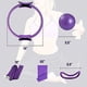 thumbnail image 4 of Juego de anillos de Pilates de 5 uds., equipo de Pilates con Círculo Mágico de Yoga y Fitness de 14 "para entrenamiento en casa, Kit de Fitness, 4 of 5