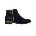 thumbnail image 4 of Womens Gc Shoes Zarra Zippered Ankle Boots, Navy, 4 of 5