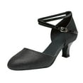 thumbnail image 1 of Chaussures de Danse de Salon Tango Latin Salsa pour Femmes Chaussures à Paillettes Chaussure de Danse Sociale, 1 of 4