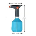 thumbnail image 6 of Luxcidy 1L Electric Spray Bottle, 3.7V Electric Plant Mister with Adjustable Spout of Water Mist or Water Column, Rechargeable Spray Bottle for Garden, Cleaning (Blue), 6 of 8