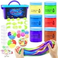 thumbnail image 1 of 6pcs Butter Slime Kit New Decompression Toy, 1 of 8
