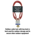 thumbnail image 2 of Cable Lock Master Lock 719D de acero con candado integrado de 91 cm, 2 of 6