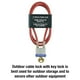 thumbnail image 2 of Cable Lock Master Lock 719D de acero con candado integrado de 91 cm, 2 of 6