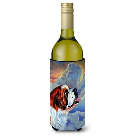 

Caroline s Treasures 7085LITERK Saint Bernard Loyalty Wine Bottle Hugger Wine Bottle multicolor