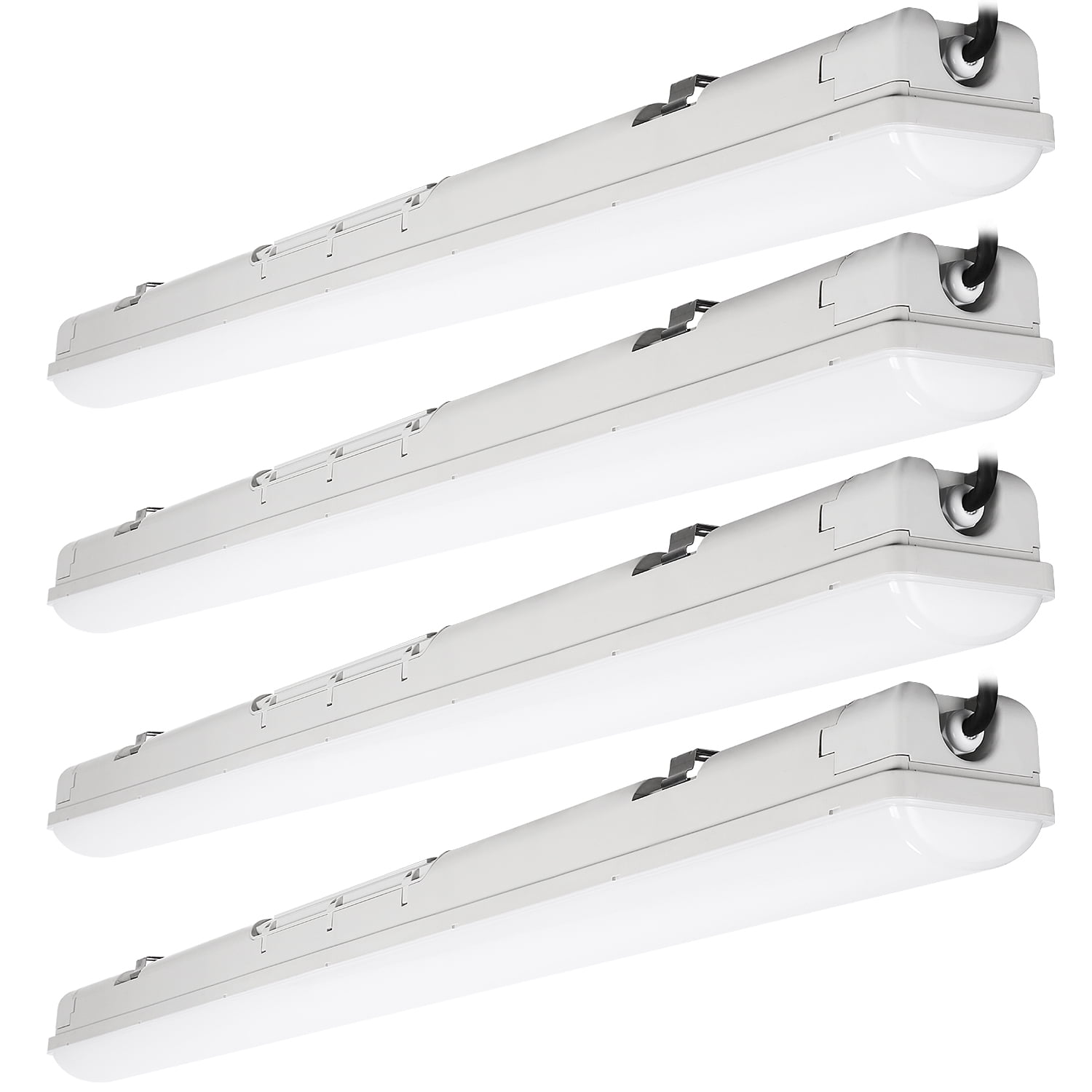 LEONLITE 4 Pack LED Shop Light for Warehouse, 40W (100W Equiv.), 4400Lm