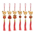 thumbnail image 2 of Dserhfy 2026 Horse Hanging Ornament Chinese New Year Horse Lucky Charm Red Tassel Feng Shui Pendant for Car Bonsai Tree Lunar New Year Wealth, 2 of 7