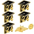 thumbnail image 1 of 5 broches de graduación, broches de metal 2024, gorro de graduación, Pin de solapa, broche de ropa, alfileres para uniforme de traje, 1 of 6