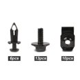 thumbnail image 4 of PIT66 Engine Splash Shield Body Bolts Screws, Fit for Nissan 350z 370z/Infiniti G35 G37 FX35 FX45 Fender Bumper Clip Rivets kit (28 in 1), 4 of 8