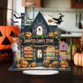 thumbnail image 3 of 5D DIY Art Decoraciones Mesa Kits Adornos Kit Acrílico Reactivo Bruja Halloween para Oficina en El, 3 of 9