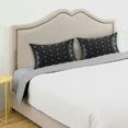 thumbnail image 5 of Haosy Satin Pillowcase for Hair and Skin Standard Cooling Silk Pillow Case with Envelope Closure Luxury Gold Stars Dot 20"x26", 5 of 9