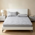 thumbnail image 4 of Ice Silk Mat Set Breathable Mattress Topper Soft Nylon for Cooling Comfort Dorm Bedroom, 4 of 6