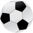 thumbnail image 2 of Soccer Ball Illustration Wall Decal by Wallmonkeys Peel and Stick Graphic (18 in W x 18 in H) WM99174, 2 of 4