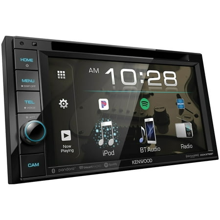 Kenwood DDX376BT 6.2  Double DIN In-Dash DVD Receiver with Bluetooth and SiriusXM Ready