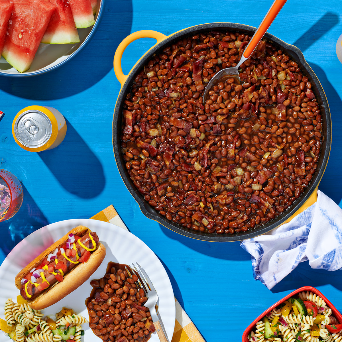 Bush's Original Baked Beans Seasoned with Bacon & Brown Sugar, Canned Beans, 55 oz - image 4 of 7