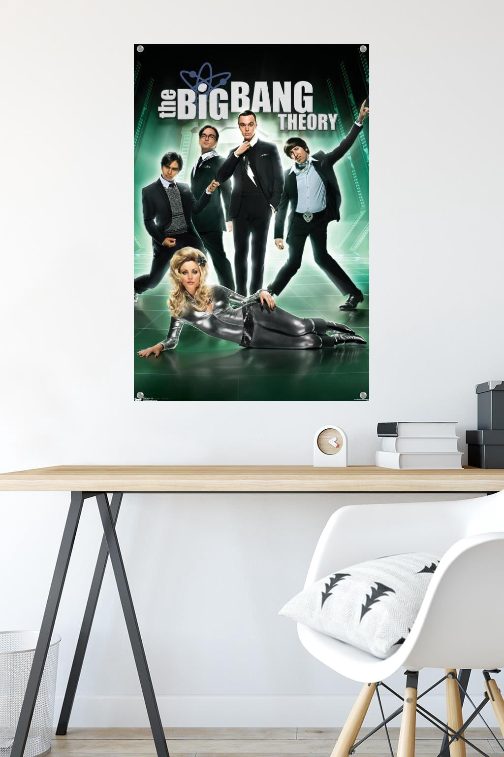 The Big Bang Theory - Group Wall Poster with Push Pins, 22.375" x 34"