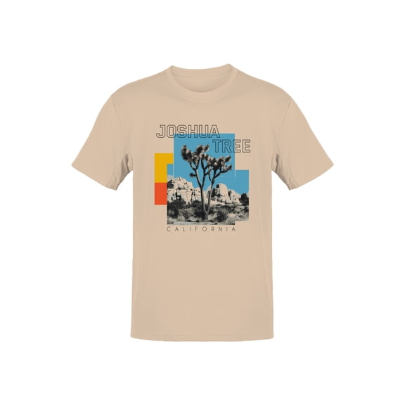 Joshua Tree California Men's Natural T-shirt