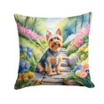 thumbnail image 1 of Silky Terrier Spring Path Throw Pillow, 1 of 6