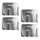 thumbnail image 4 of Soporte para escoba de fregona ANGGREK 4 piezas Acero inoxidable plateado, 4 of 8