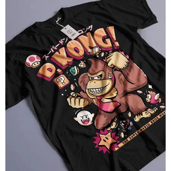 DK Arcade D Kong Anime Manga Unisex T-Shirt