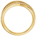 thumbnail image 2 of Pompeii 1/4CT Diamond Criss Cross Right Hand Ring 14K Yellow Gold (H/I,I1-I2), 2 of 3