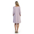 thumbnail image 2 of Ella Samani Women's Plus Size 3/4 Sleeve T-shirt Dress with Pockets on the Side., 2 of 2