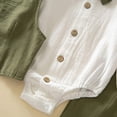 thumbnail image 6 of Ruiwill Outfits For Boys Newborn Solid Color Tops And Pants Set Fall Winter Long Sleeve Boys Two Piece Outfit, 6 of 9