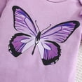 thumbnail image 6 of Toddler Baby Girl Summer Outfit Bow Embroidery Short Sleeve T-Shirt Plaid Ruffle Shorts Set Little Girls Clothes Girls Summer Set 0-18 Months,6-9 Months, 6 of 9