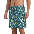 thumbnail image 2 of Fotbe Floral Trajes de Baño Estampados para Hombre, Shorts de Verano de Secado Rápido, Ropa de Playa, Bañadores-Medium, 2 of 6