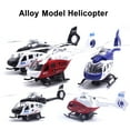 thumbnail image 1 of Flmtop Hélicoptère Avion de Police Réaliste à Rétrofriction avec LED, Modèle Musical, Jouet pour Enfants, Collection, 1 of 8