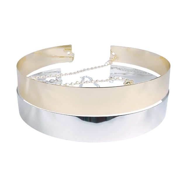 Cinturón de Metal Sunnimix Cadena de cinturón de mujer ajustable 2 piezas