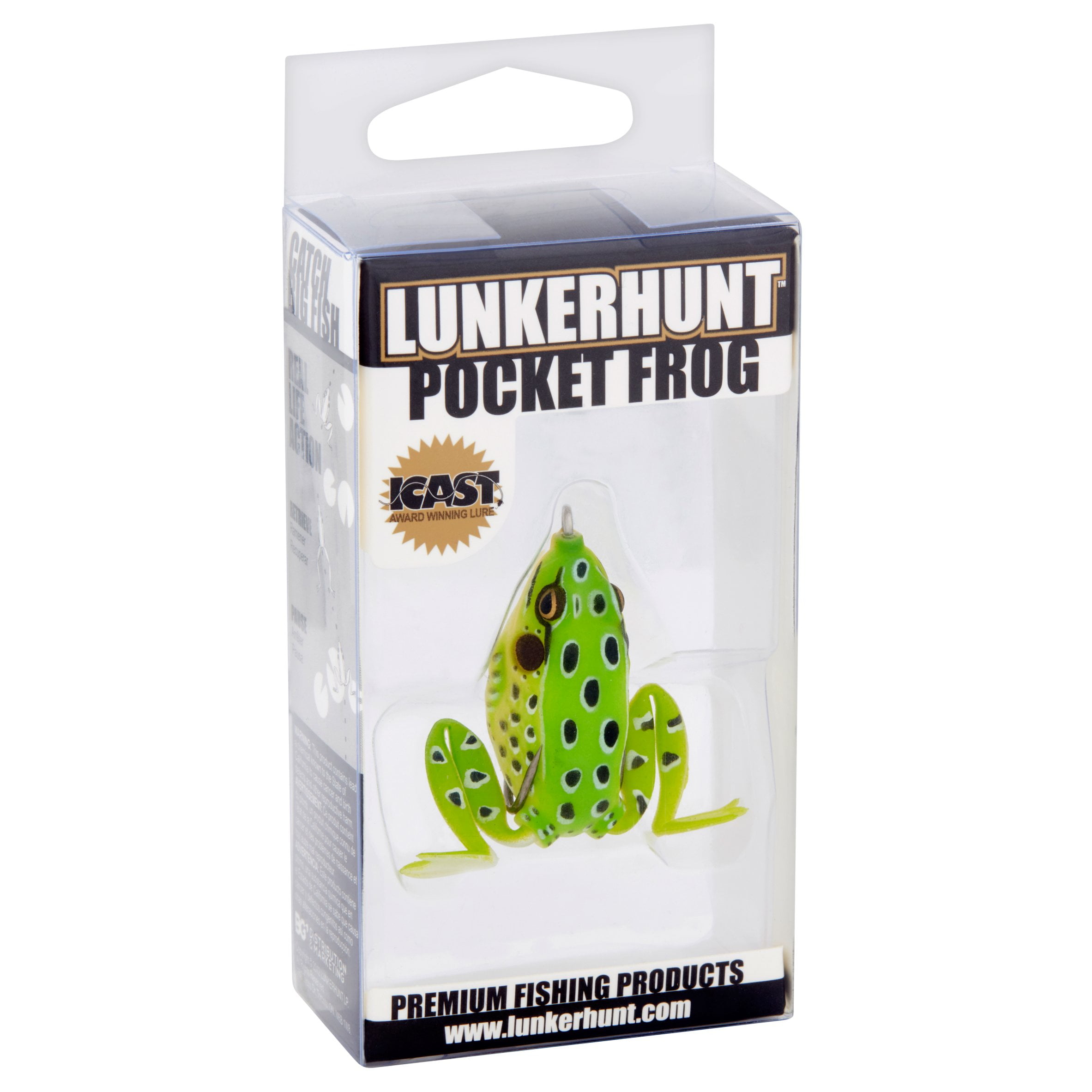Lunkerhunt - Pocket Frog - Leopard - 1.75" & 1/4 oz - Fishing Lure