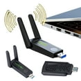 thumbnail image 1 of Adaptador 1300Mbps USB 3.0 Controlador Antena Dual Alta Ganancia para PC Portátil, 1 of 9