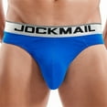 thumbnail image 2 of JOCKMAIL Mens Briefs Athletic Supporters Bikini Underwear for Men Jock Strap Male for Gym Sport 2Pack, 2 of 8