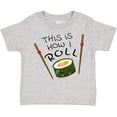 thumbnail image 3 of Inktastic This is How I Roll Cute Sushi Boys or Girls Toddler T-Shirt, 3 of 5