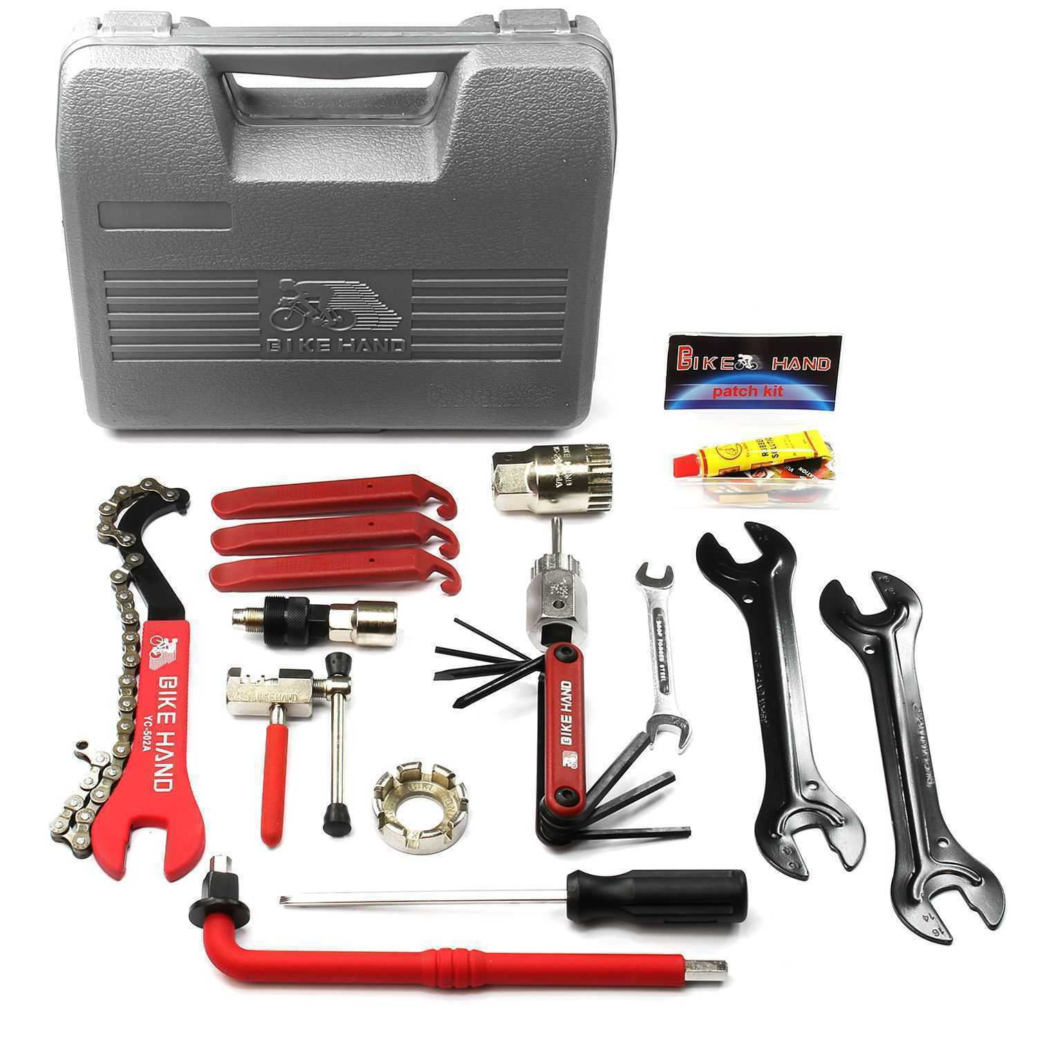 Bike Repair Tools Set Kit Multifunctional with Box for All Bike Types,Bicycle Repair Tool Kit,Easy to carry. 44pcs Bicycle Maintenance Tools Professional 