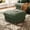 Green, variant on Welzona 25" Corduroy Storage Ottoman, Square Footrest Bench with Hidden Compartment, Tool-Free Assembly, Off White