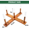 thumbnail image 4 of Set de césped Ring Toss Game SunNordic de madera para exteriores, 4 of 8