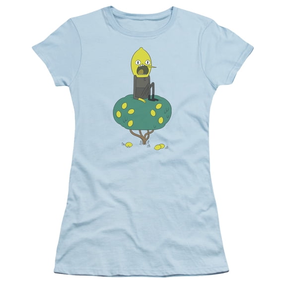 Adventure Time - Lemongrab - Juniors Teen Girls Cap Sleeve Shirt - Small