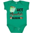 thumbnail image 3 of Inktastic Hot Chocolate Season with Green Mug and Hearts Boys or Girls Baby Bodysuit, 3 of 5