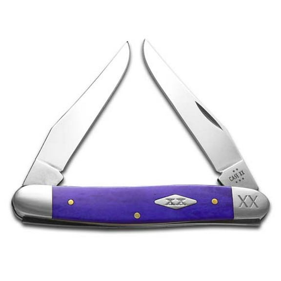 Case XX Knives Muskrat Ultra Violet Bone Stainless 1/500 Pocket Knife
