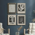 thumbnail image 2 of PixonSign Framed Wall Art Black & White Mid-Century Plants Posters, Set of 4 Abstract Floral Botanical Illustrations Canvas Prints, Nature Wilderness Wall Décor for Home Decor - 12"x16" Natural, 2 of 5
