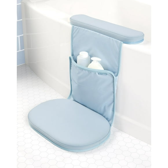 Skip Hop Baby Bath Juego Integral de Almohadillas Acolchadas para Rodillas y Codos con Diseño Ajustable en Altura y Material de Secado Rápido, Onda
