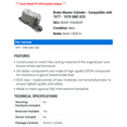 thumbnail image 2 of Brake Master Cylinder - Compatible with 1977 - 1978 GMC K35, 2 of 2